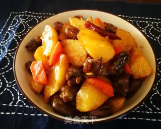 Chicken Heart Stewed Potatoes recipe