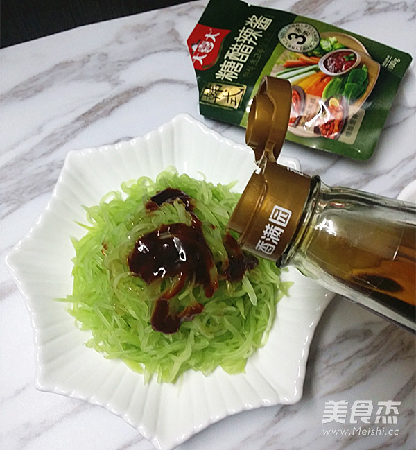 Korean Sweet and Sour Lettuce recipe