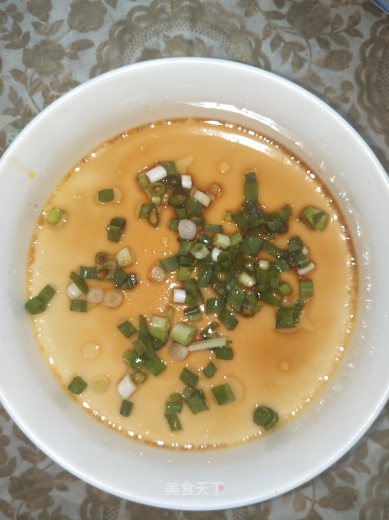 Steamed Egg Flower recipe