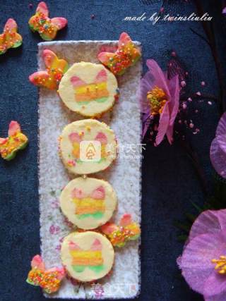 #aca烤明星大赛# Colorful Butterfly Biscuits recipe