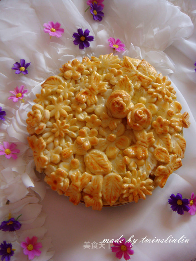 #aca烤明星大赛#three-dimensional Flower Apple Pie (upgraded Version) recipe