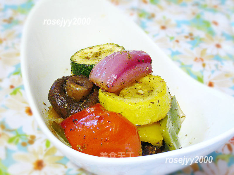 Oven Dish - Roasted Vegetables with Herbs and Black Pepper