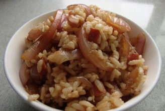 Fried Rice with Onion recipe