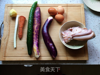 Squid Eggplant recipe
