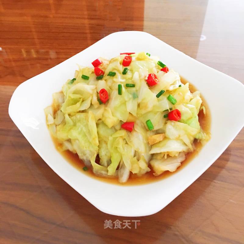 Sweet and Sour Shredded Cabbage recipe