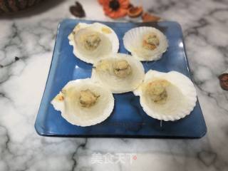 Scallops with Garlic Vermicelli recipe