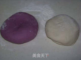 Purple Sweet Potato Custard Bun recipe