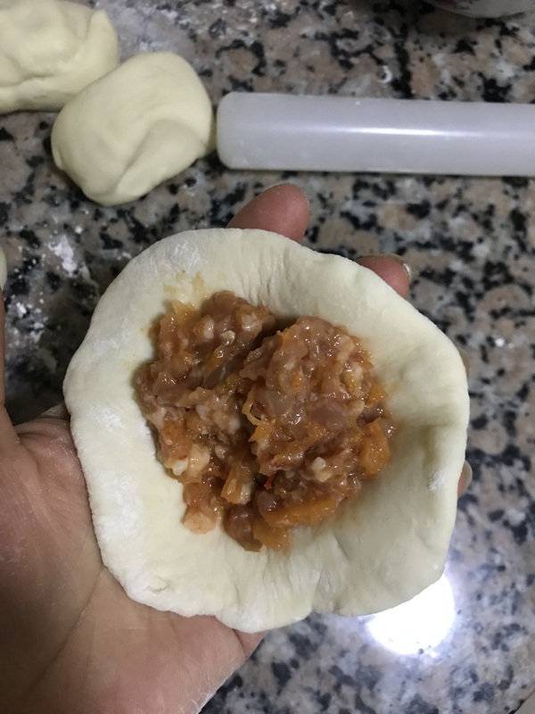 Kimchi Pork Bun recipe