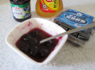 Blueberry Sweet Bean Curd recipe