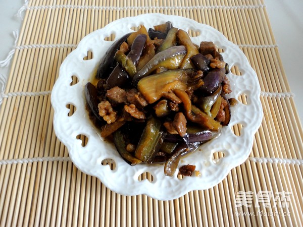 Eggplant with Sauce-flavored Minced Pork recipe
