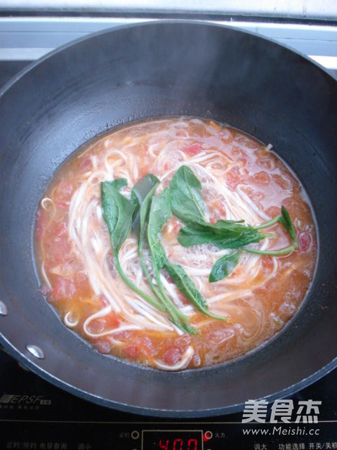 Tomato Hot Noodle Soup recipe