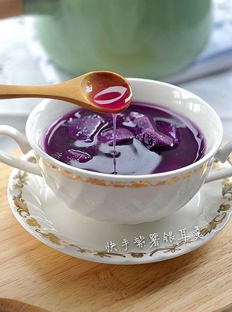 Kuaishou Purple Sweet Potato White Fungus Soup recipe