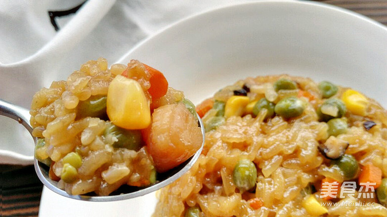 Glutinous Rice with Peas and Scallops ~ ~ Delicious and Unreasonable recipe