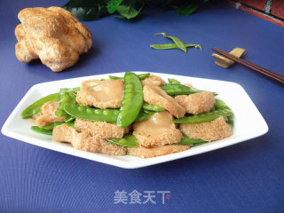 Stir-fried Hericium with Snow Peas recipe