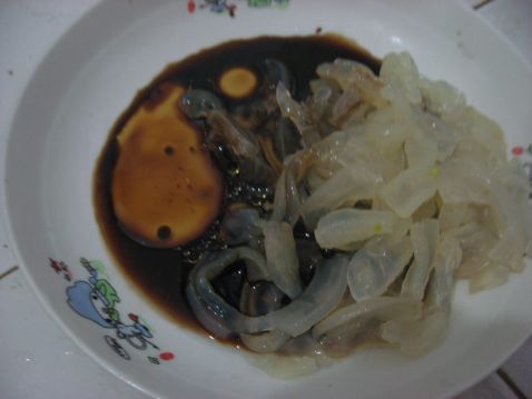 Jellyfish Mixed with Fungus recipe