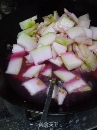 Winter Melon with Red Sauce recipe