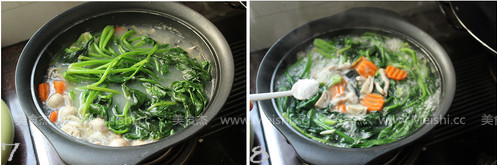 Spinach in Soup recipe