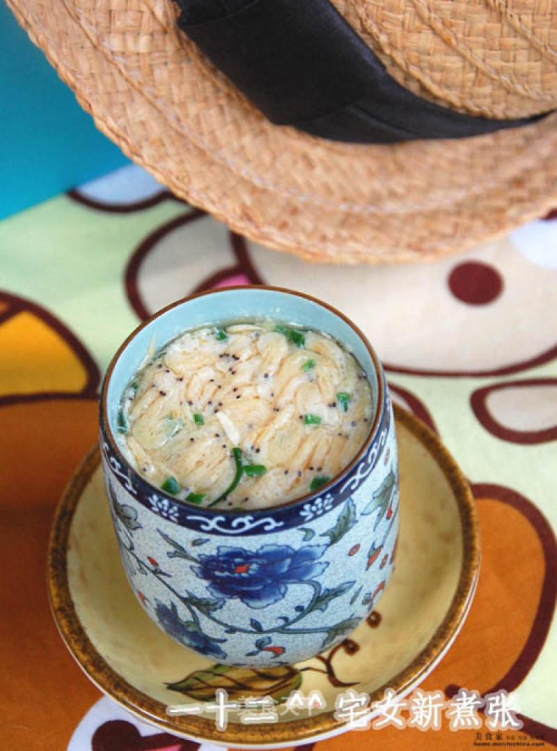 Shrimp Skin and Green Onion Stewed Egg recipe