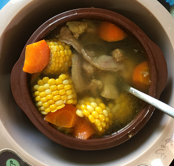 Corn Pork Belly Chicken Soup recipe