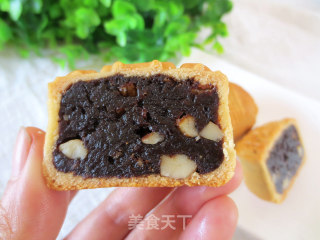 Walnut Jujube Mud Mooncake recipe