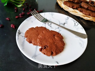Cranberry Chocolate Shortbread Cookies recipe