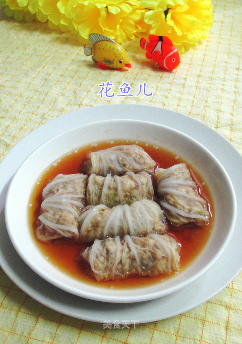 Chinese Cabbage Minced Meat Rolls