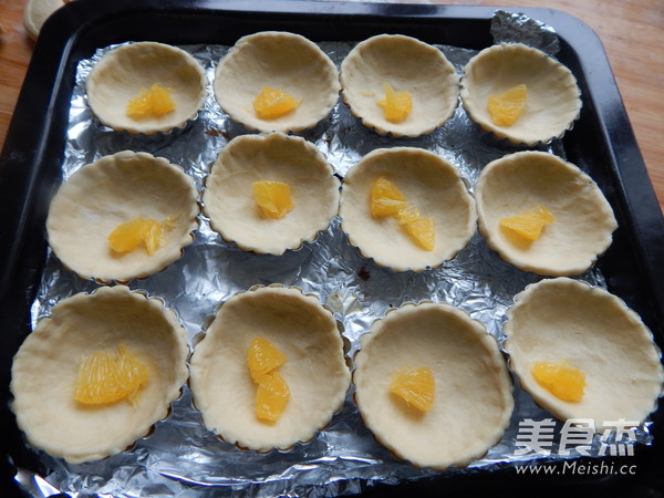 Orange Egg Tart recipe
