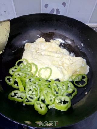 Scrambled Eggs with Hot Peppers recipe