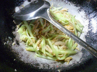 Lamb Tail Bamboo Shoots Fried Lettuce recipe