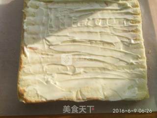 #aca烤明星大赛# Meat Floss Cake Roll recipe