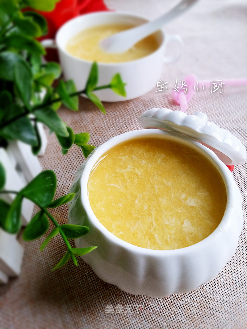 Corn Egg Flower Sweet Soup recipe