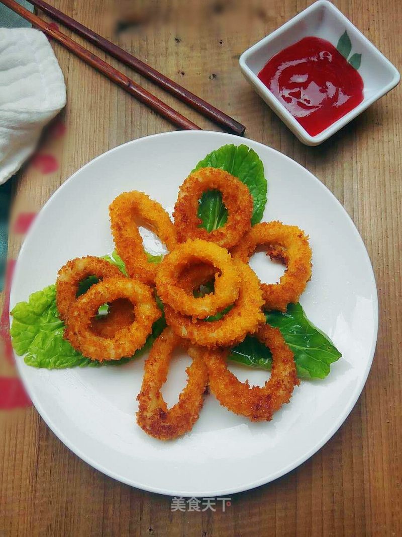 #trust之美#crispy Squid Rings recipe