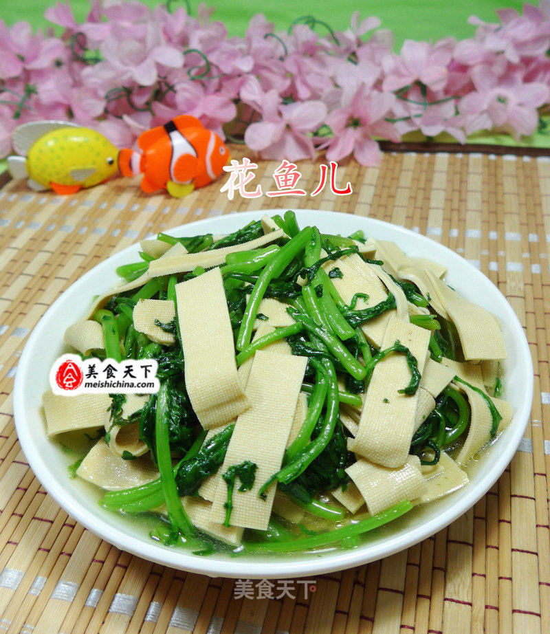 Thousand Sheets of Stir-fried Chrysanthemum recipe