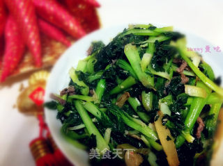 Stir-fried Shredded Pork with Winter Vegetables recipe