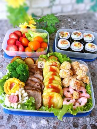 Full Nutrition Spring Outing Bento recipe