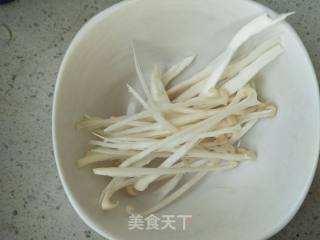 Summer Side Dish: Cold White Jade Mushroom recipe