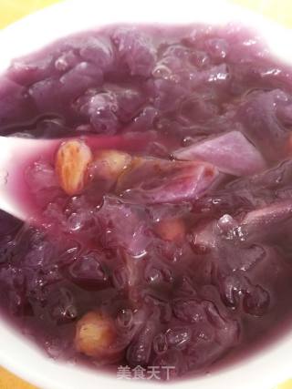 Purple Sweet Potato and Tremella Soup recipe