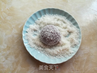 Purple Sweet Potato Glutinous Rice Cake recipe