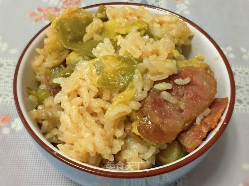 Eggplant & Sausage Braised Rice