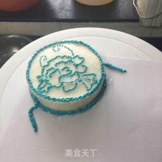 #柏翠大赛# [blue and White Porcelain Rattle] Hand-painted Mousse Cake recipe