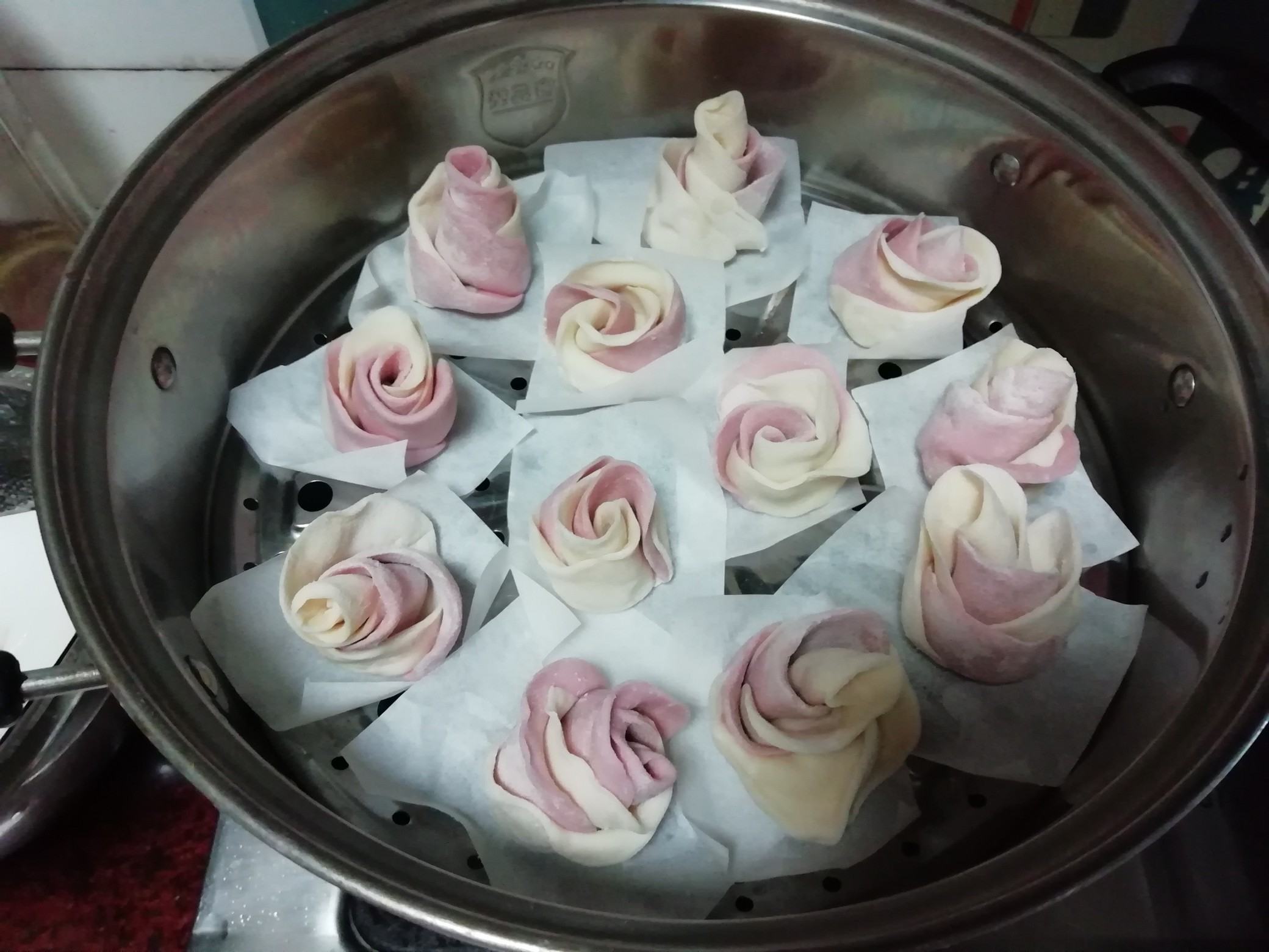 Rose Flower Buns recipe