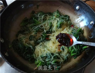 Spinach Mixed Vermicelli recipe