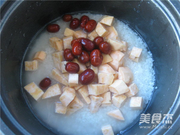 Jujube Sweet Potato Rice recipe