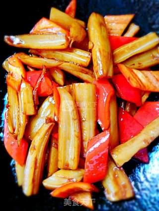 Sweet and Sour Lotus Root Strips recipe