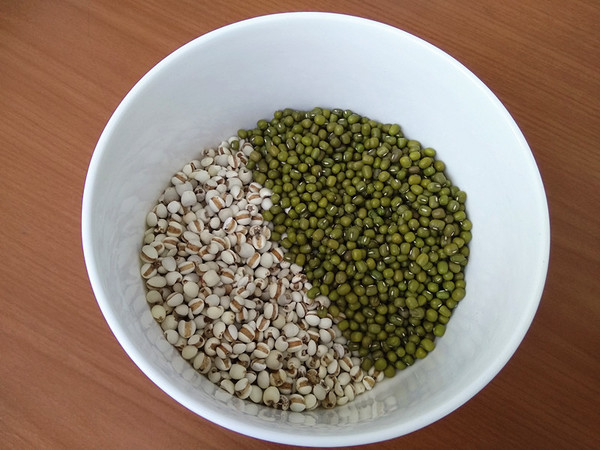 Barley and Mung Bean Congee recipe