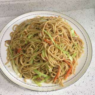 Three Silk Fried Noodles recipe