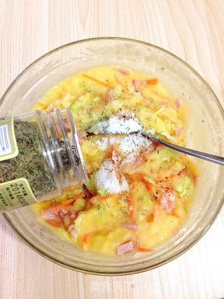 Healthy Breakfast Potato Omelette recipe