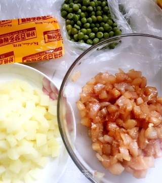Curry Chicken and Potato Rice recipe