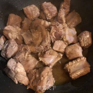 Pork Ribs Stewed Beans and Potatoes recipe