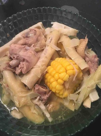 Bamboo Shoots and Chicken Soup